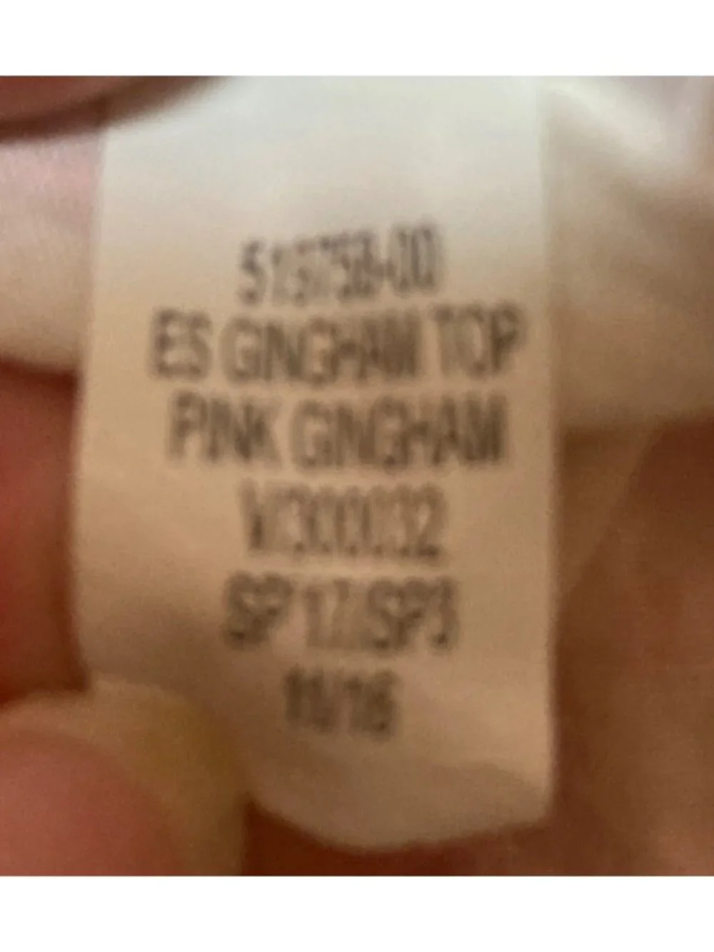 Baby Gap Blouse Girls 4T Pink Gingham Eyelet Embroidered Top